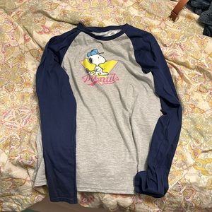 Men’s long sleeve snoopy golfing tshirt